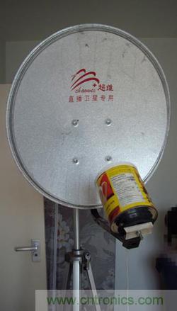 最簡單使用的天線&mdash;&mdash;罐頭天線，可做正饋大鍋饋源！ 