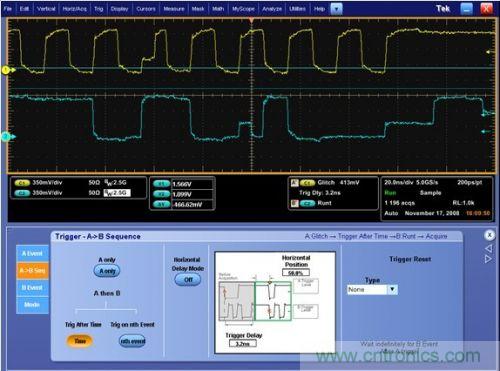 高級觸發(fā)模式可減少對長數(shù)據記錄的搜索