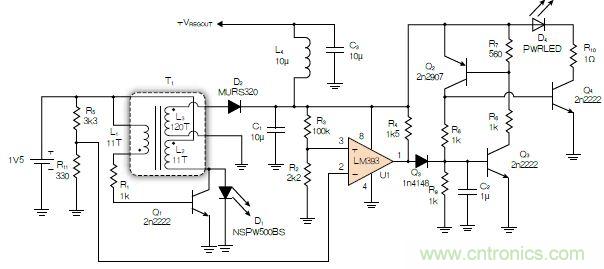 神級(jí)反激式開關(guān)電源，在1.1V電壓下點(diǎn)亮了HBLED燈！