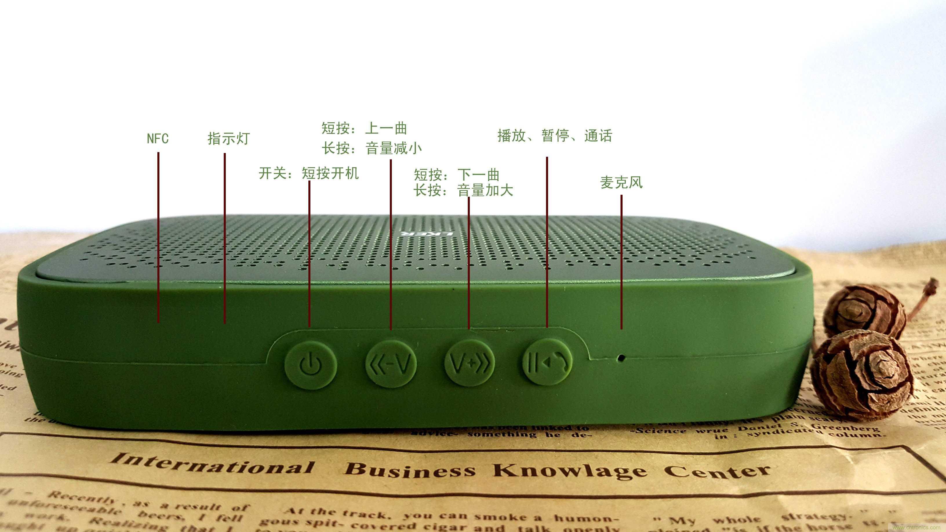 搞怪&ldquo;美人魚&rdquo;盡享靈克藍(lán)牙音箱的天籟之音！