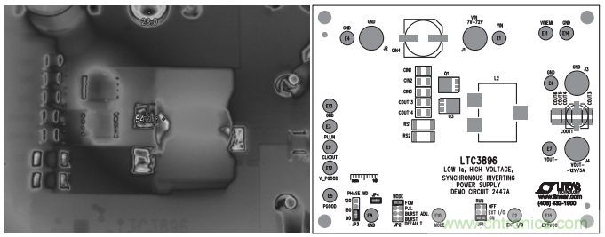 高電壓、高效率正至負轉換器