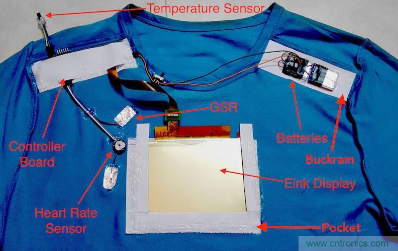如何DIY一款能監(jiān)控個人情緒的電子T恤？