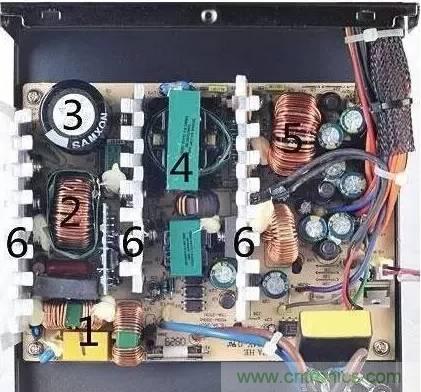 電源內部&ldquo;一目了然&rdquo;