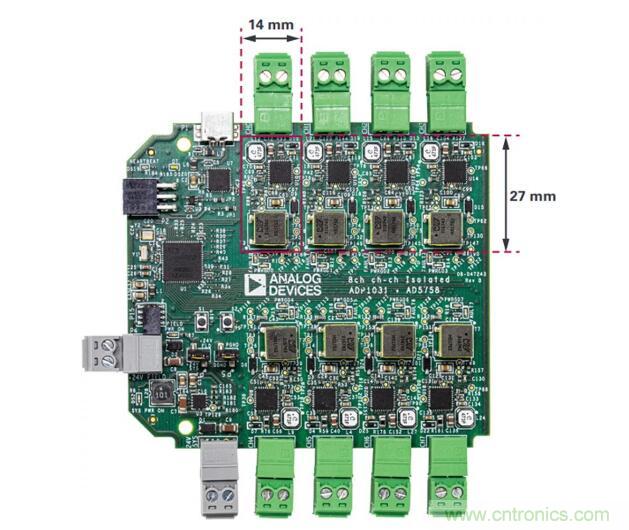 如何搞定功耗和空間，實現可靠又緊湊的隔離模擬輸出模塊？