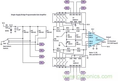 經典儀表放大器的新版本提供更高的設計靈活性