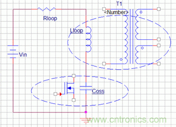 反激電源MOS管兩次振鈴現象