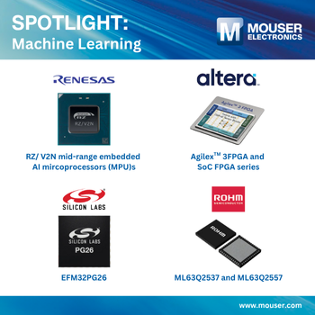 貿澤電子擴展嵌入式AI硬件陣營：多款專用處理器與加速器新品上線