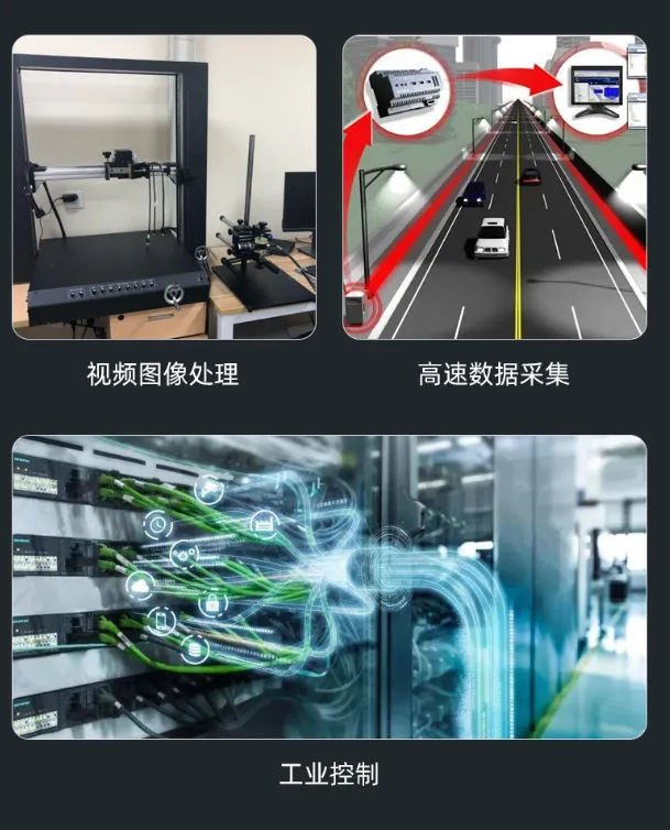 基于賽靈思、紫光芯片開發(fā)的FPGA高速通信開發(fā)板，適用于圖像處理、工業(yè)控制場景